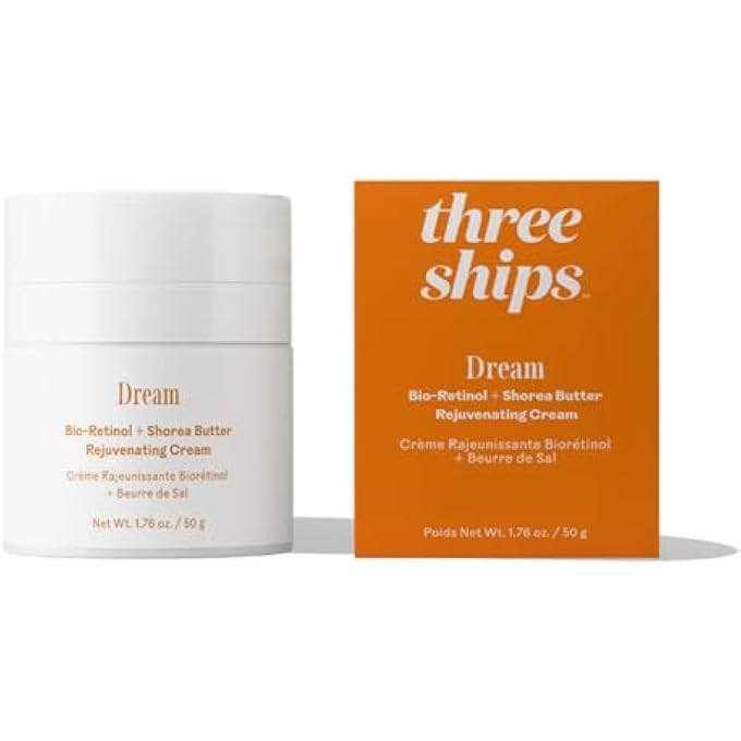 Three Ships DREAM SHOREA BUTTER REJUVENATING NIGHT CREAM WITH BIO-RETINOL - INTENSELY HYDRATES TO REVEAL BRIGHTER, SMOOTHER, EVEN TONED SKIN (50G) - Image 1